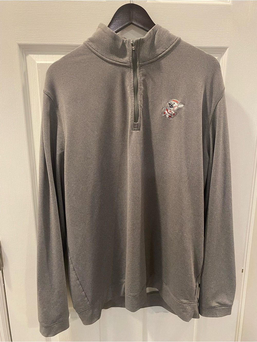 Onward Reserve Cincinnati Reds Gray Quarter-Zip - Extra Large